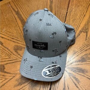 New with Tags TravisMathew Gray Palm Tree Cap